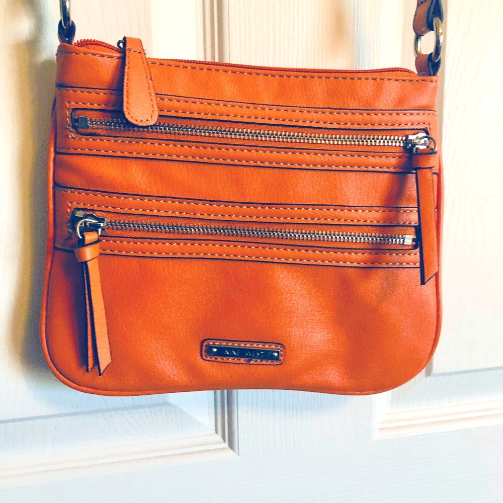 Nine West- Orange Cross-body Purse